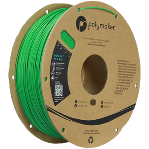 Black Additronix PolyLite PLA Pro filament spool with 1.75mm diameter and 1kg weight, showing the filament and packaging.