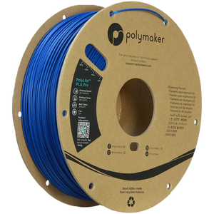 Additronix PolyLite PLA Pro black filament spool, 1.75mm diameter, 1kg weight for 3D printing.