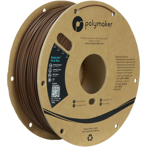 Black Additronix PolyLite PLA Pro filament spool, 1.75mm diameter, 1kg package, high-quality 3D printing filament.