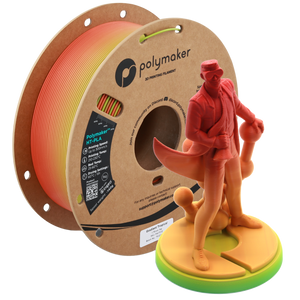 Additronix Polymaker HT-PLA filament in Tropical color, showing a spool of high-temperature 3D printing filament with vibrant tropical hue.