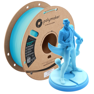 Additronix Polymaker HT-PLA filament spool with white filament coiled neatly, ready for 3D printing.