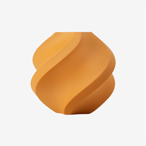Additronix PLA Wood filament in ochre yellow, showing the textured wood-like surface and spool for 3D printing.