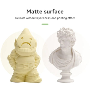 Additronix eSUN PLA-Matte filament spool with smooth, matte finish, showcasing flexible 3D printing filament wrapped on a clear reel.