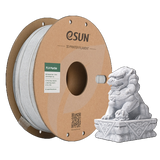 Grey eSUN PLA Marble filament spool from Additronix, 1.75mm diameter, 1 kg, showcasing the marbled filament texture.