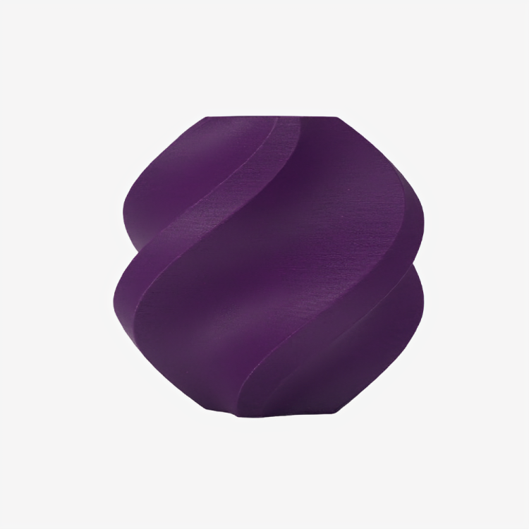 Violet purple Bambu Lab PETG-CF filament spool from Additronix, showing the textured filament coil against a plain background.