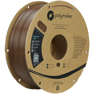 Additronix PolyLite ASA filament spool with vibrant orange color, showcasing the 3D printing filament on a reel.