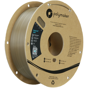 Additronix PolyLite ASA filament spool, showcasing vibrant orange 3D printing filament for durable, weather-resistant prints.