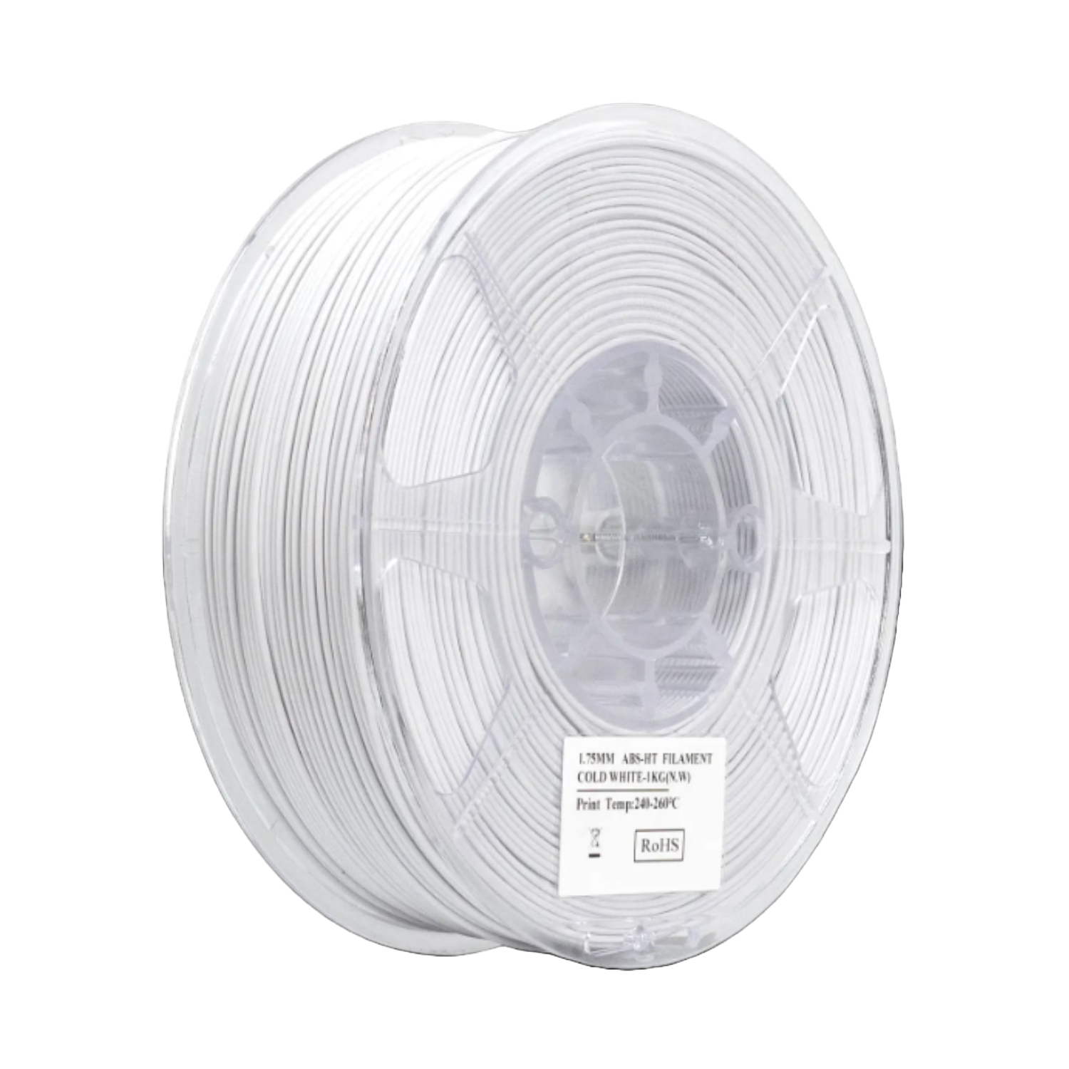 Light grey eSUN ABS-HT filament spool by Additronix, 1.75mm diameter, 1kg 3D printing filament for high-temperature applications