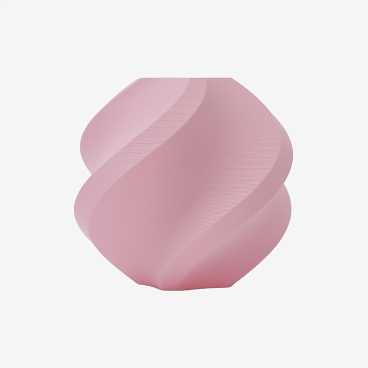 Additronix Bambu Lab PLA Matte filament in Sakura Pink, showcasing the matte pink filament spool for 3D printing.