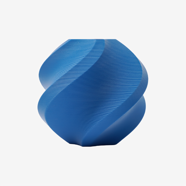 Additronix Bambu Lab PLA Matte filament in marine blue, showing a spool of matte finish 3D printing filament.