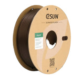 Red eSUN PLA-CF filament spool from Additronix, showcasing the durable, carbon fiber-infused 3D printing filament for high-strength projects.