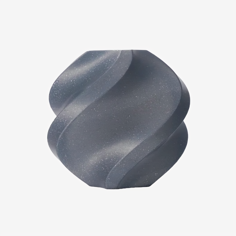 Slate gray Bambu Lab PLA Sparkle filament by Additronix, showing the textured, shimmering filament spool.