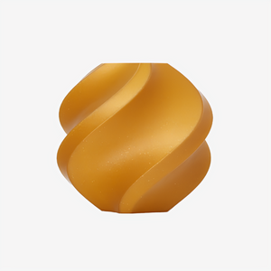 Additronix Bambu Lab PLA Sparkle filament in classic gold with shimmering sparkle finish, ready for 3D printing projects