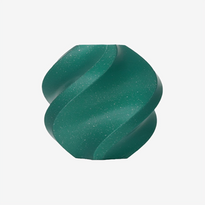 Additronix Bambu Lab PLA Sparkle filament in Alpine Green with a glittery, sparkling finish, ideal for 3D printing projects.