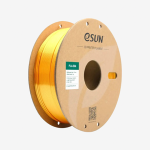 Silver Additronix eSun PLA-Silk filament spool for 3D printing, showcasing the metallic, glossy finish of the filament.