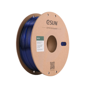 Translucent blue eSUN PETG filament by Additronix, 1.75mm diameter, 1kg spool, suitable for 3D printing.