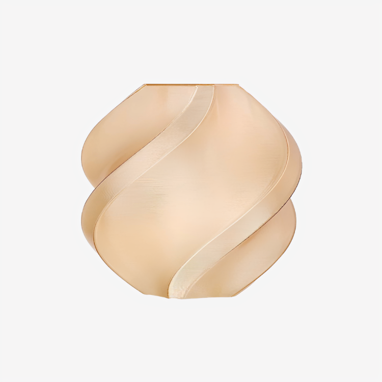 Translucent brown Bambu Lab PETG filament by Additronix, showing the flexible, glossy 3D printing filament in a spool.
