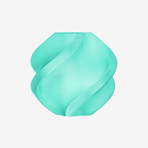 Additronix Bambu Lab PETG filament in translucent teal, showing the spool with vibrant, semi-transparent filament ready for 3D printing.