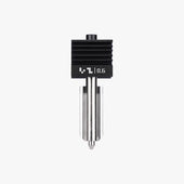 Additronix Bambu Hotend H2/P2S with metal nozzle and cooling components for 3D printing.
