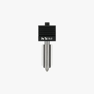 Additronix Bambu Hotend H2/P2S with metal nozzle and cooling fan, designed for precise 3D printing applications.