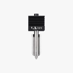 Additronix Bambu Hotend H2/P2S with metal nozzle and cooling fan for precise 3D printing performance.