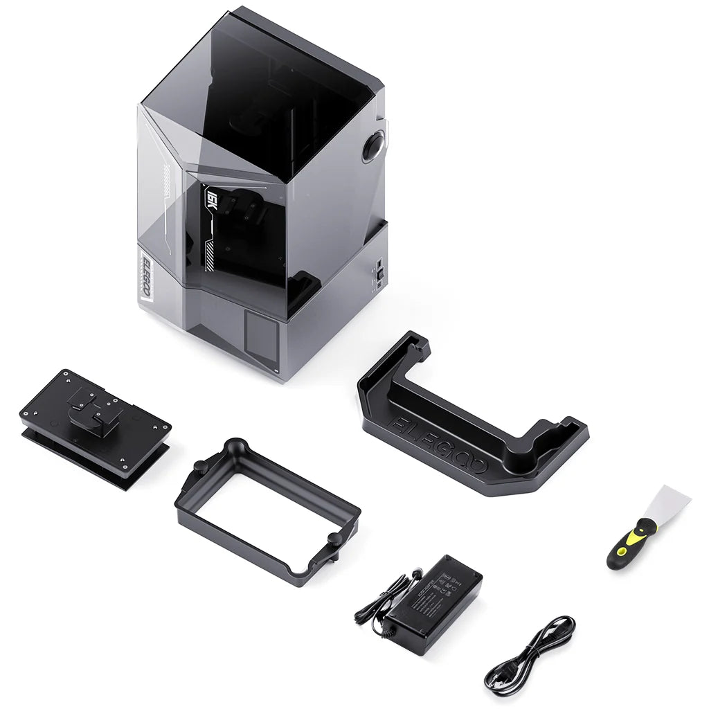 Additronix Elegoo Saturn 4 Ultra 16K resin 3D printer with a sleek black design and LCD screen for detailed resin printing.