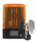 Additronix Phrozen Sonic Mighty Revo 16K resin 3D printer with LCD screen and sturdy build, shown in a clean workspace.