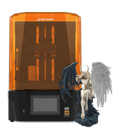 Additronix Phrozen Sonic Mighty Revo 16K resin 3D printer with LCD screen and sturdy build, shown in a clean workspace.