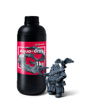 Additronix Phrozen Aqua 8K resin bottle with label, showcasing high-resolution resin for 3D printing.