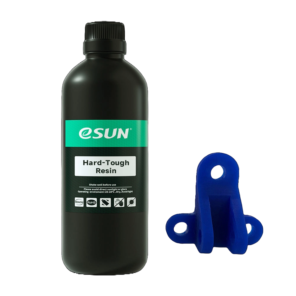 Additronix eSUN Hard Tough Resin container with resin material and label, showcasing the product for 3D printing durability.