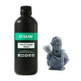 Additronix eSUN Hard Tough Resin for 3D printing, showcasing a solid, durable resin with a smooth, detailed finish.