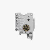 Additronix A1 Series extruder unit spare part showing a compact, metallic extruder component with detailed nozzles and mounting features.
