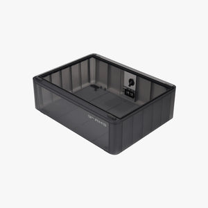 Additronix AMS Bottom Cover Unit spare part for machinery, shown in black with mounting details.