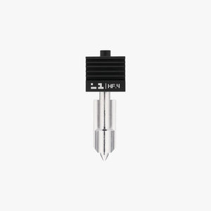 Additronix Bambu High Flow Hotend H2/P2S spare part with metal components and cooling fins, designed for 3D printer hotends.