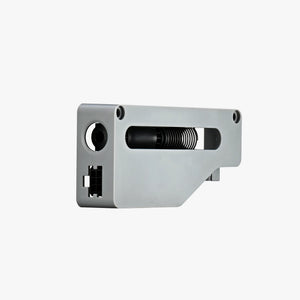 Additronix filament buffer spare part for 3D printers, showing the sleek, compact buffer component used in filament extrusion systems.