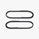 Additronix XY Belt X1 Series spare part showing black rubber belt with metal reinforcement for machinery or equipment.