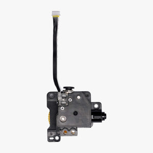 Additronix Hardened Steel Extruder Unit X1C spare part, showing the durable metal extruder component with precise machining details.