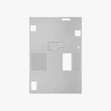 Additronix X1 Series rear metal panel spare part, sturdy metal construction, designed for X1 Series devices.