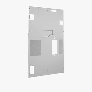 Additronix X1 Series rear metal panel spare part with metallic finish, designed for X1 Series electronic devices.