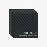 Additronix carbon fiber textured removable vinyl spare part showing a close-up of the black, patterned, peel-away adhesive film.